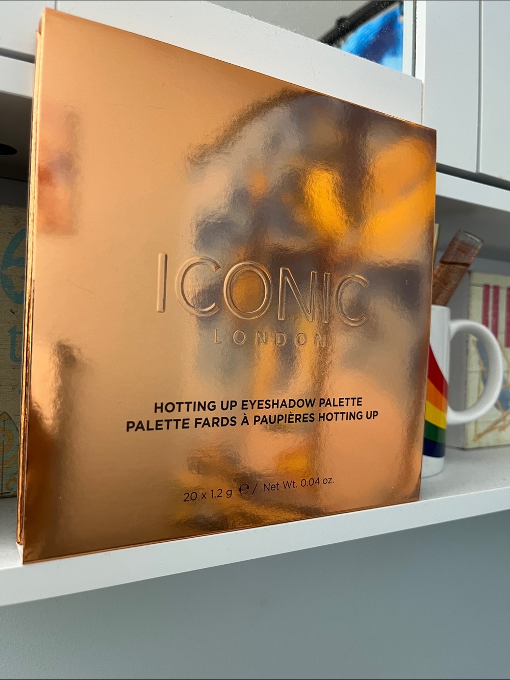 ICONIC London Metallic Rose Gold Eyeshadow Palette
